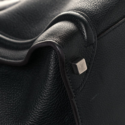 Celine Drummed Calfskin Shoulder Luggage Black 9 of 13