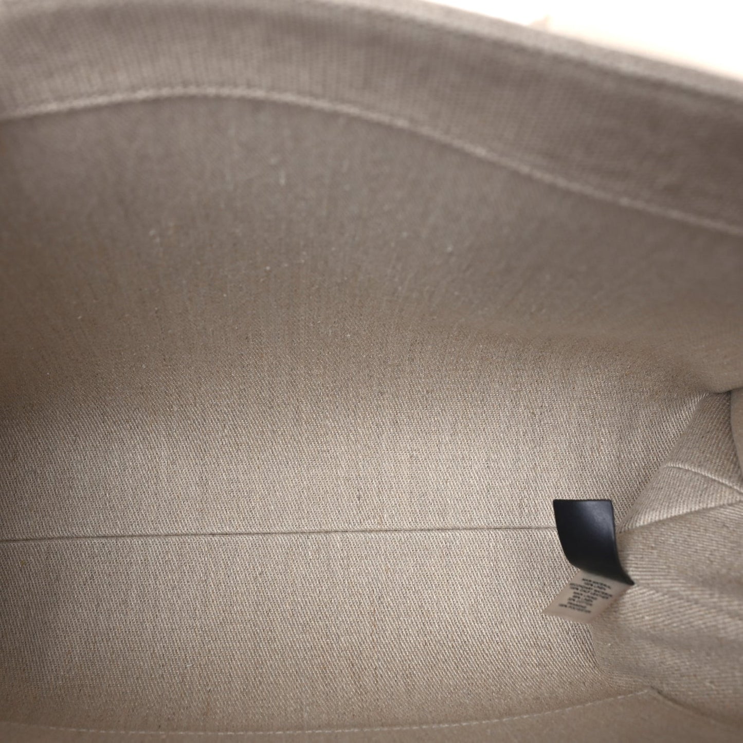 Cotton Calfskin Medium Woody Ribbon Tote White Blue