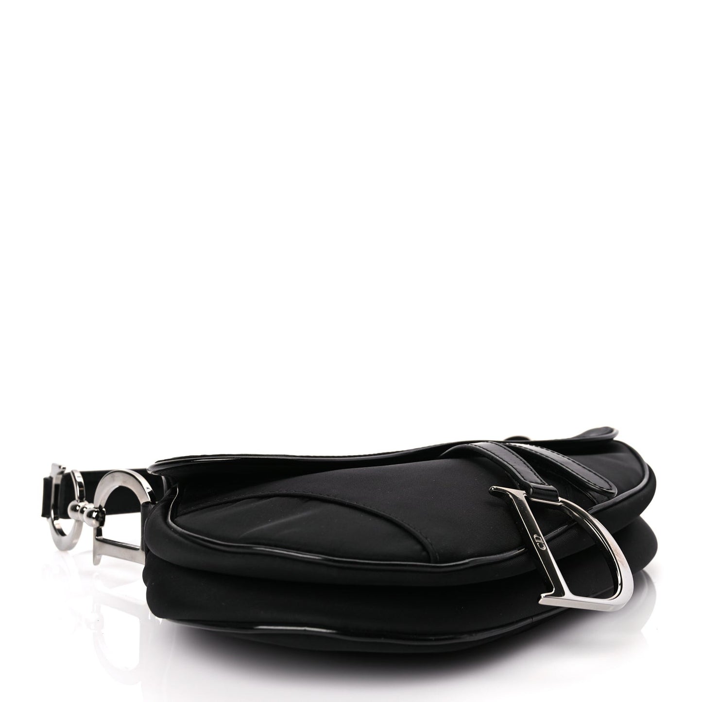 Nylon Saddle Bag Black