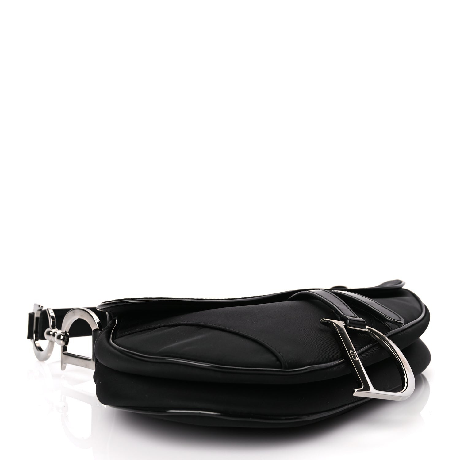 Christian Dior Nylon Saddle Bag Black 3 of 8
