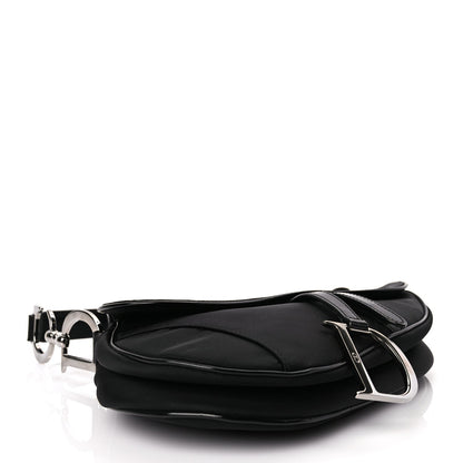 Christian Dior Nylon Saddle Bag Black 3 of 8