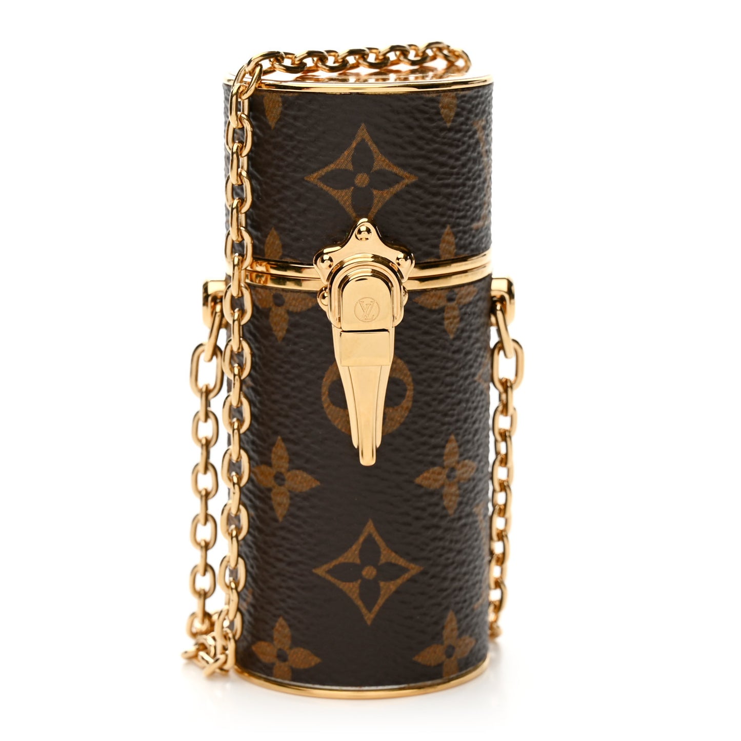 Monogram Chain Lipstick Case