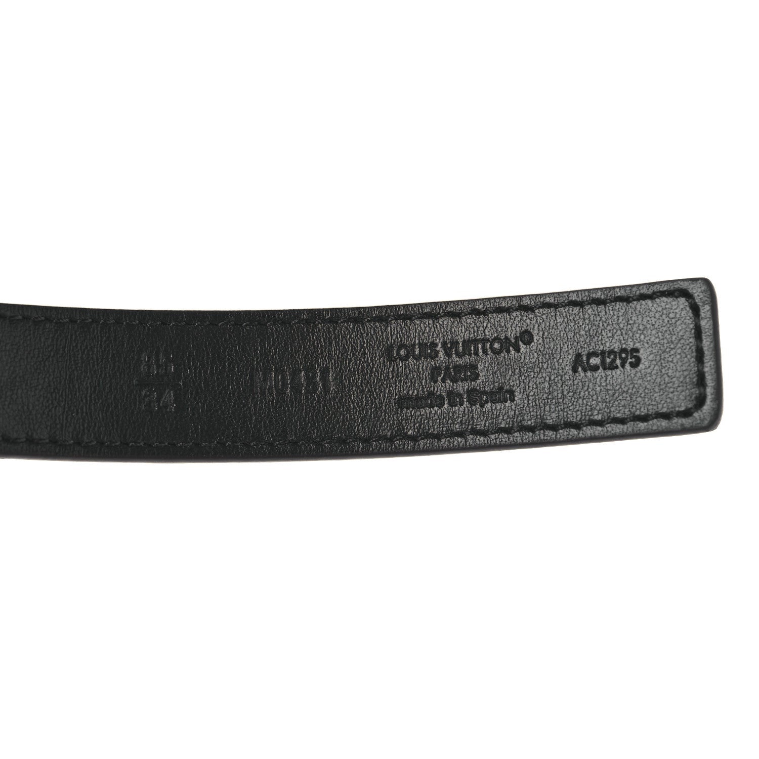 Louis Vuitton Calfskin Monogram 20mm LV Iconic Reversible Belt Black 3 of 5