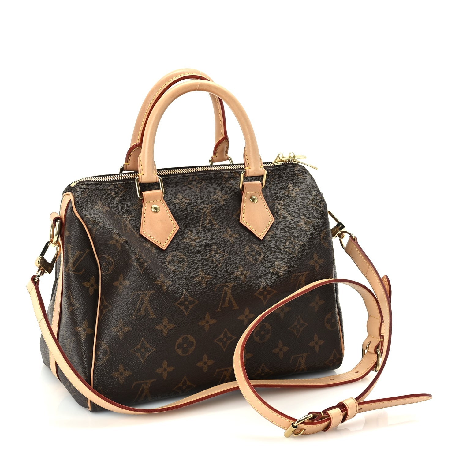 Louis Vuitton Monogram Speedy Bandouliere 25 Brown 2 of 8