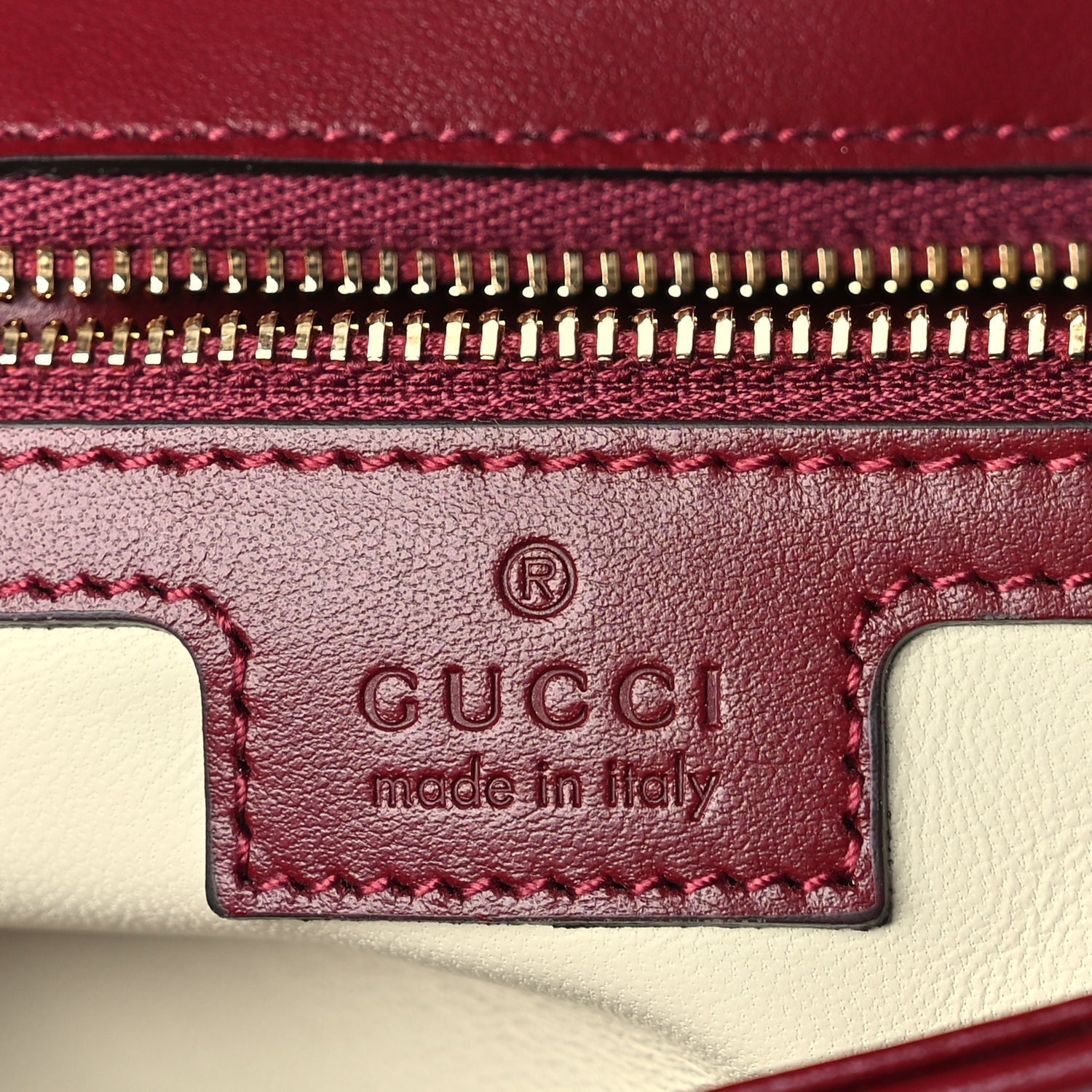 Gucci Calfskin Matelasse Small GG Marmont Shoulder Bag  Rosso Ancora 5 of 9