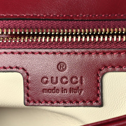 Gucci Calfskin Matelasse Small GG Marmont Shoulder Bag  Rosso Ancora 5 of 9