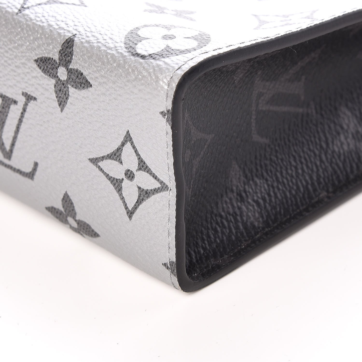 Louis Vuitton Monogram Eclipse Split Pochette Voyage MM 9 of 9