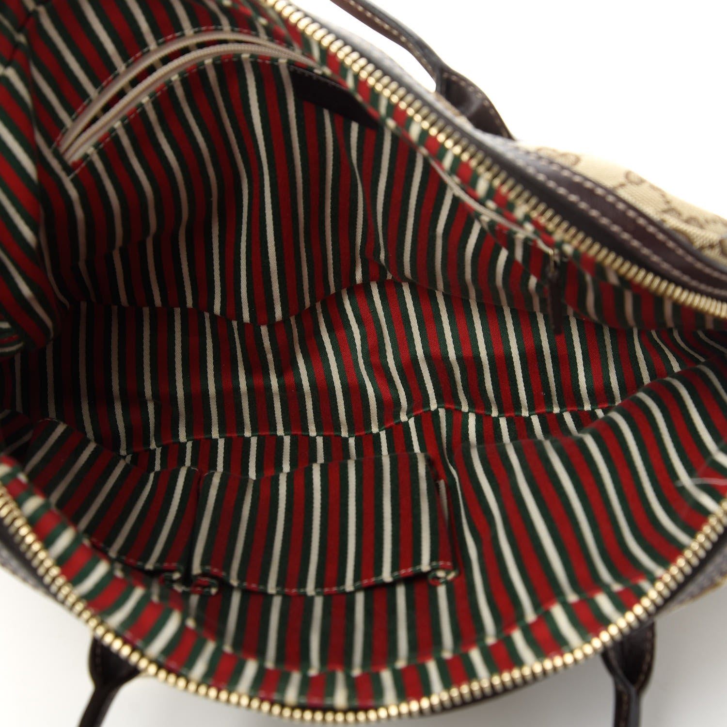 Gucci Monogram New Britt Medium Boston Dark Brown 5 of 11