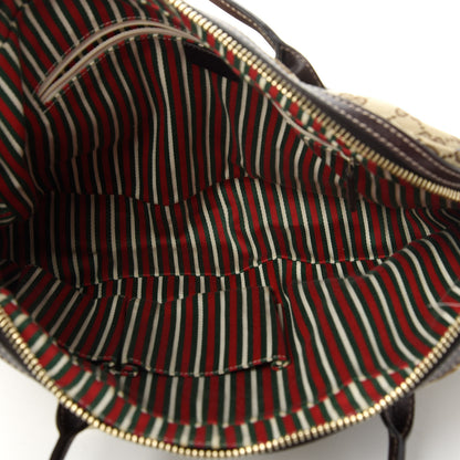 Gucci Monogram New Britt Medium Boston Dark Brown 5 of 11