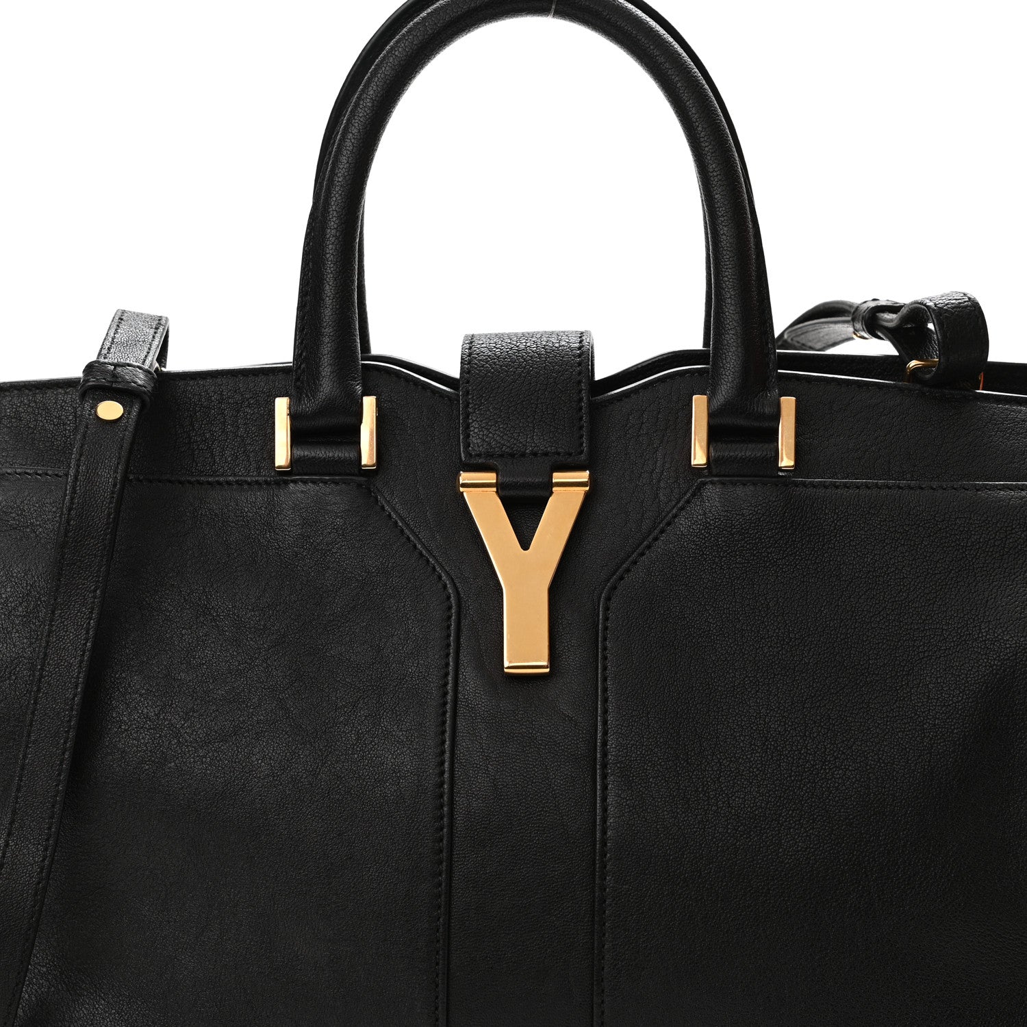 Saint Laurent Sheepskin Small Cabas ChYc Black 10 of 11