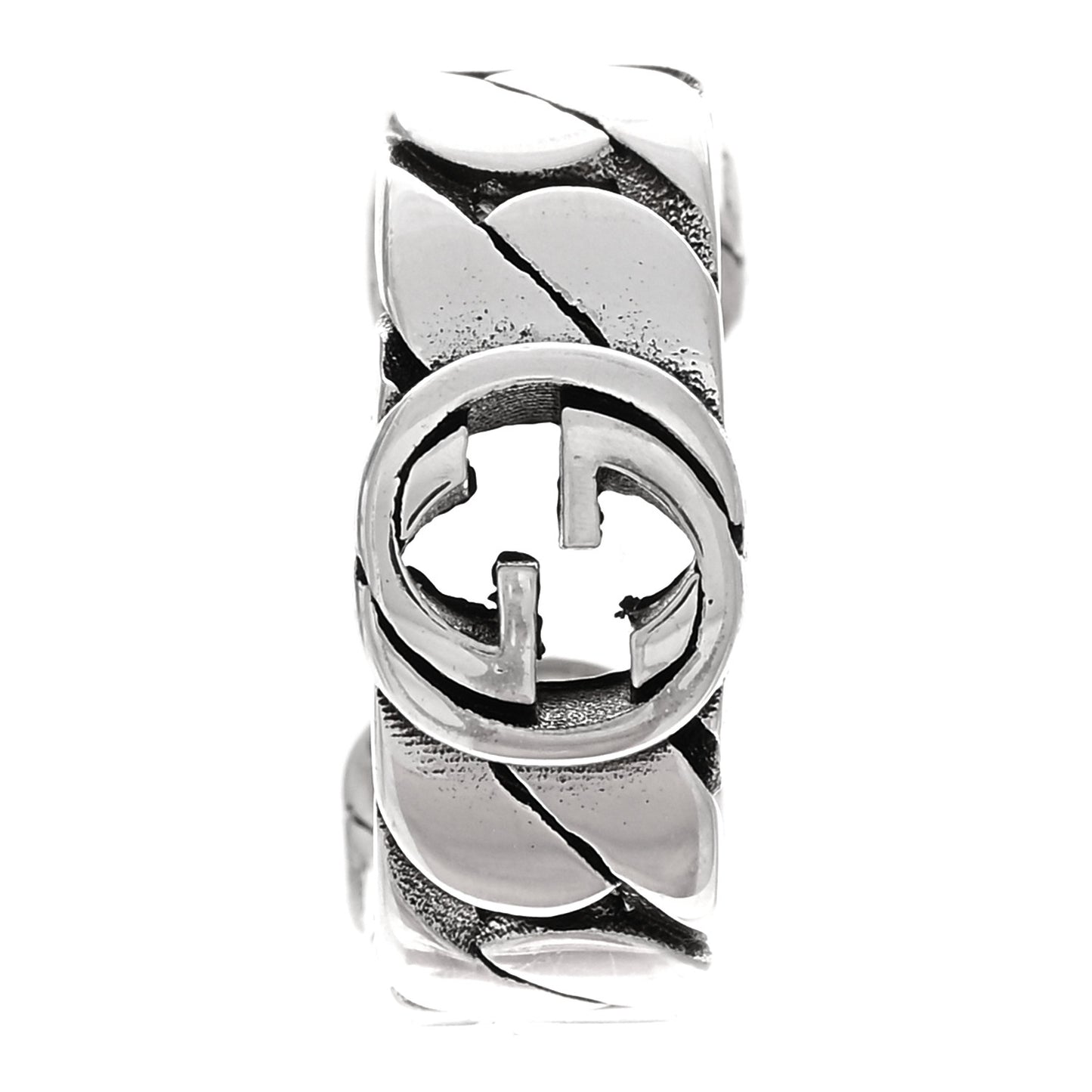 Sterling Silver Interlocking G Ear Cuff