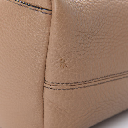 Gucci Pebbled Calfskin Medium Soho Chain Shoulder Bag Rose Beige 10 of 11