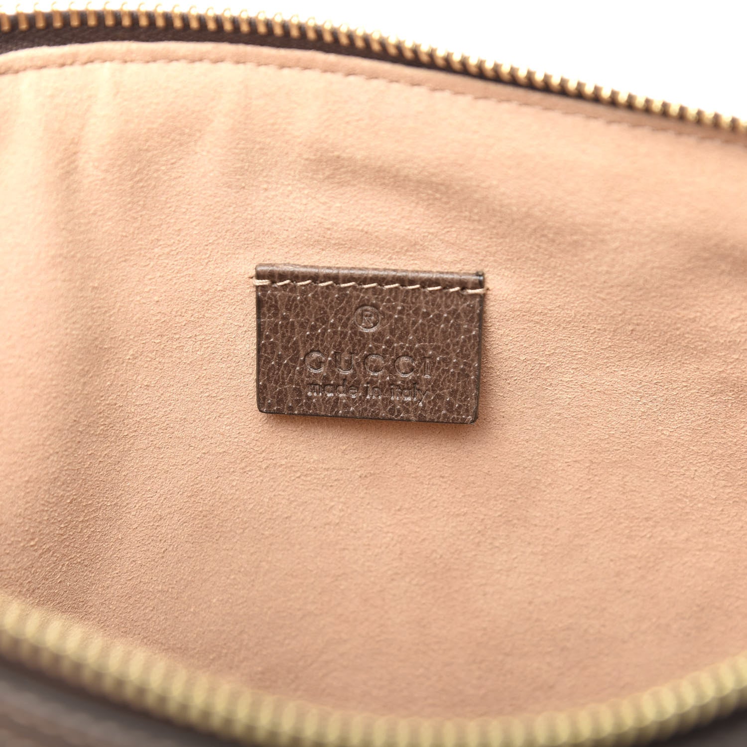 Gucci GG Supreme Monogram Large Ophidia Pouch Clutch Brown 6 of 8