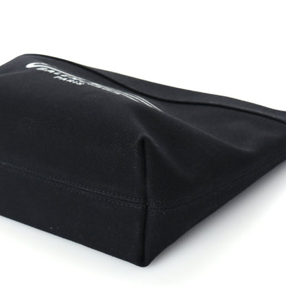 Balenciaga Canvas BB Monogram Medium Jumbo Pouch  Black 8 of 8
