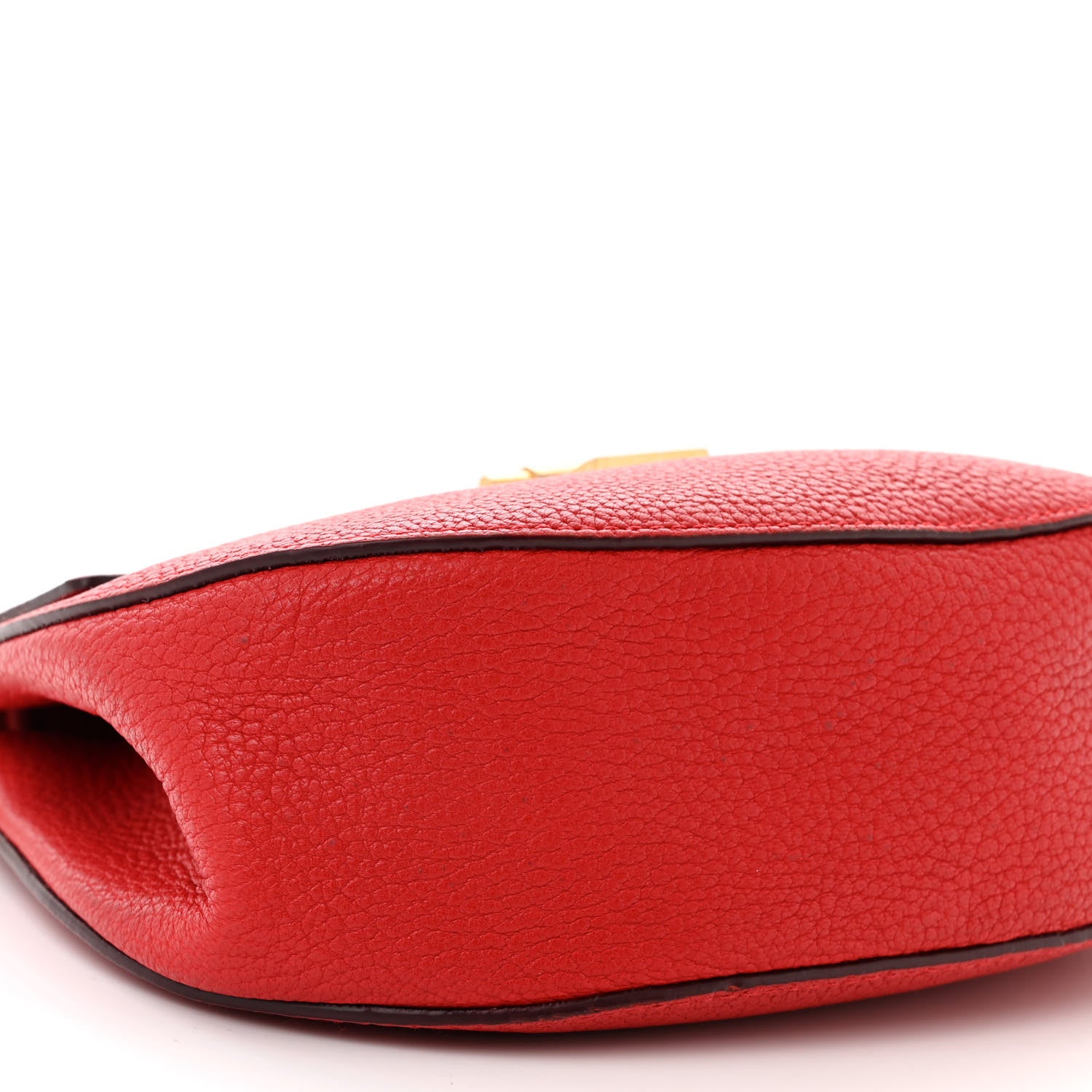 Chloe Grained Lambskin Drew Shoulder Bag Plaid Red 8 of 9