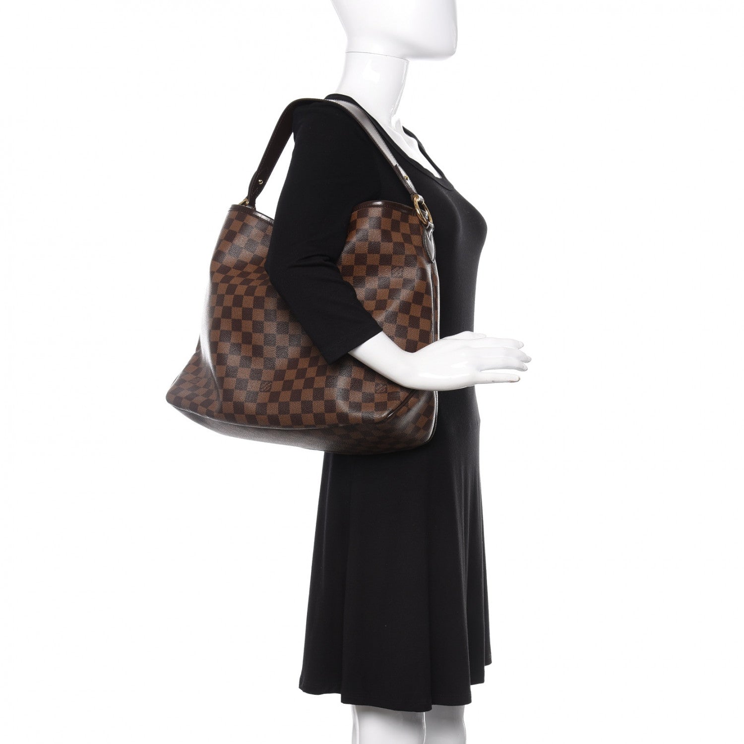 Louis Vuitton Damier Ebene Delightful MM 2 of 10