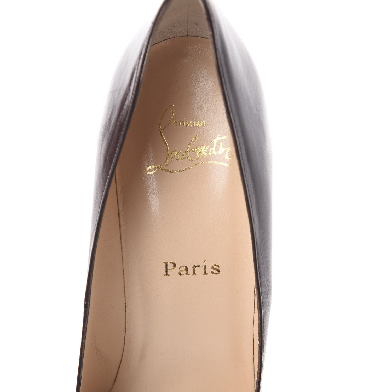 Christian Louboutin Kid Simple 100 Pumps 42 Brown 6 of 7