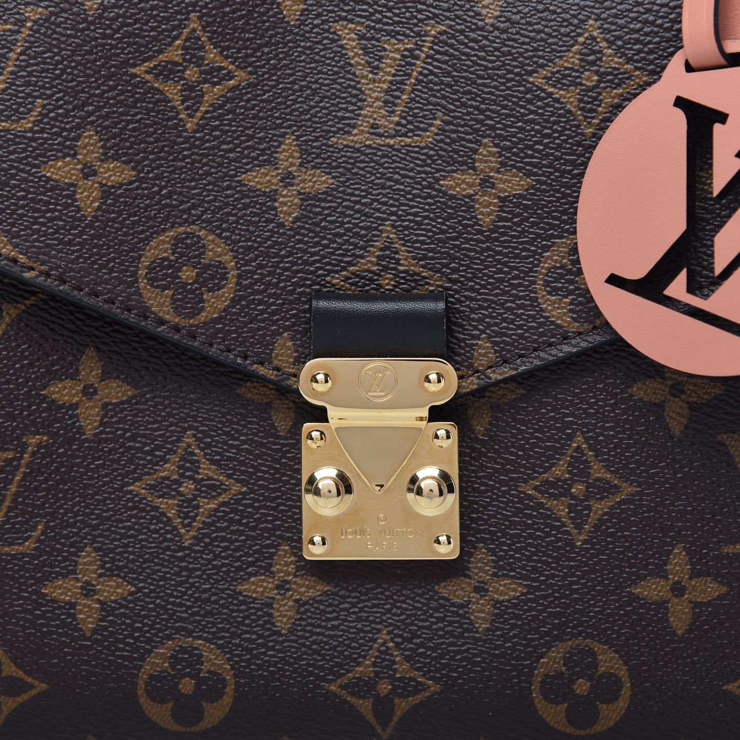 Monogram Braided Pochette Metis Coquelicot