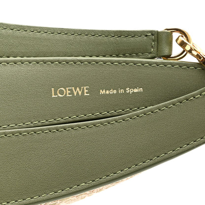 Loewe Jacquard Anagram Calfskin Luna Bag Avocado 6 of 10