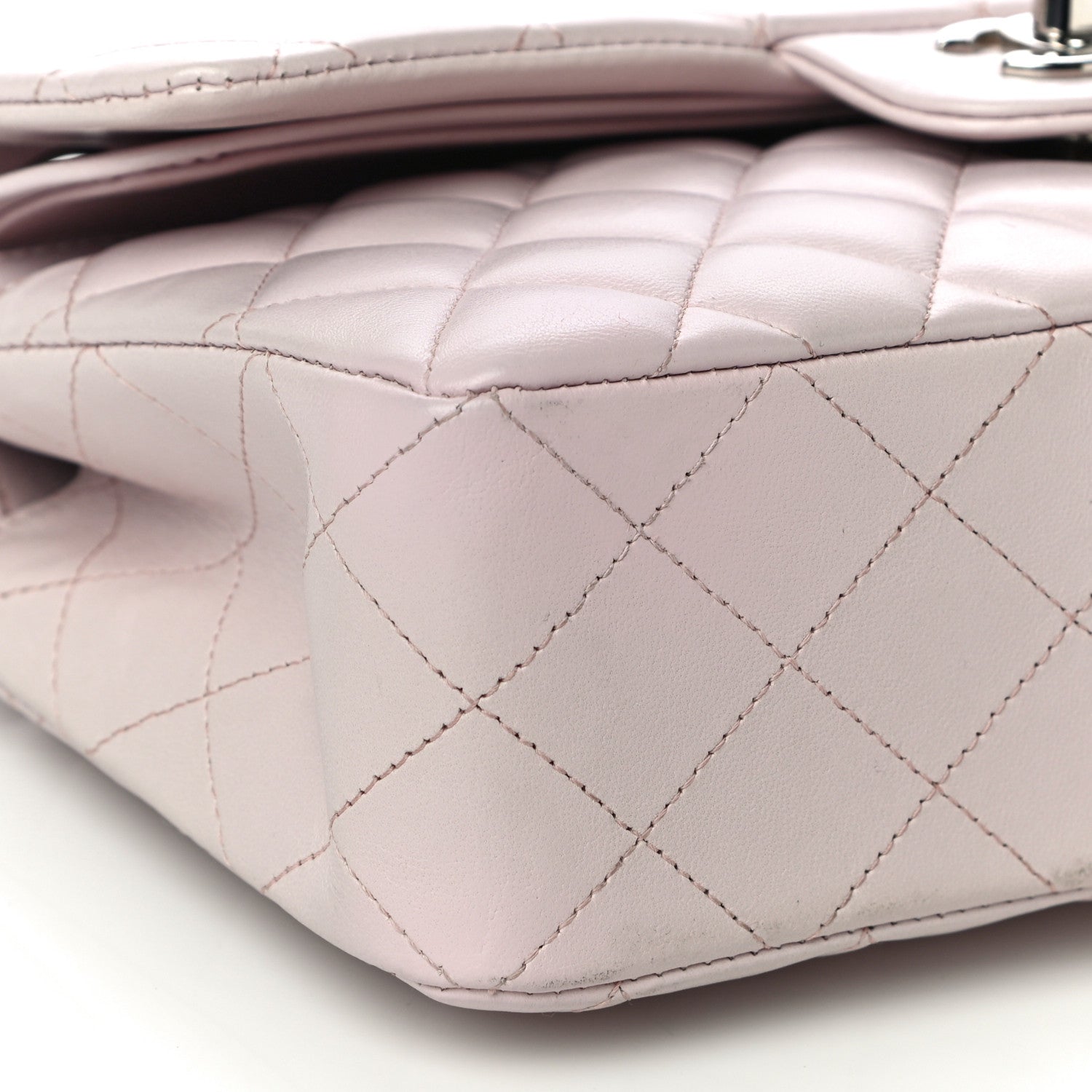 Chanel Lambskin Quilted Small Double Flap Light Pink 9 of 10