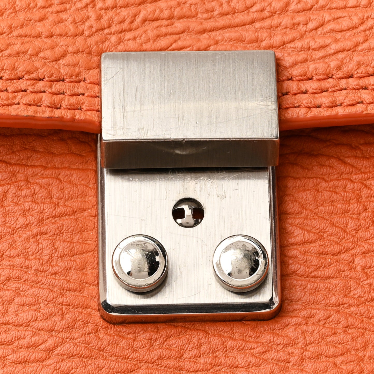 Textured Calfskin Pashli Backpack Orange