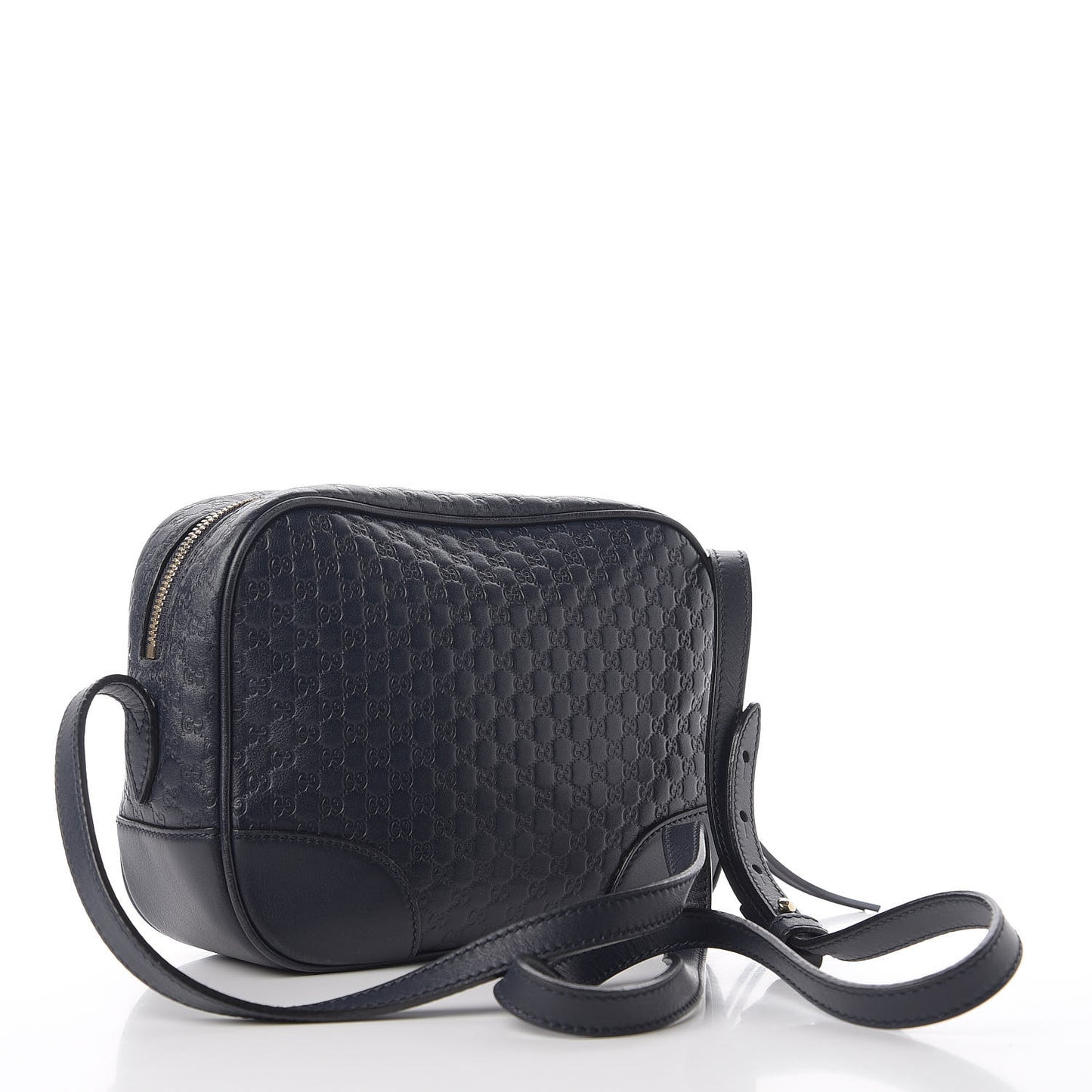 Soft Microguccissima Mini Bree Messenger Bag Blue