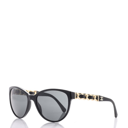 Chanel CC Chain Sunglasses 5215Q Black 1 of 10