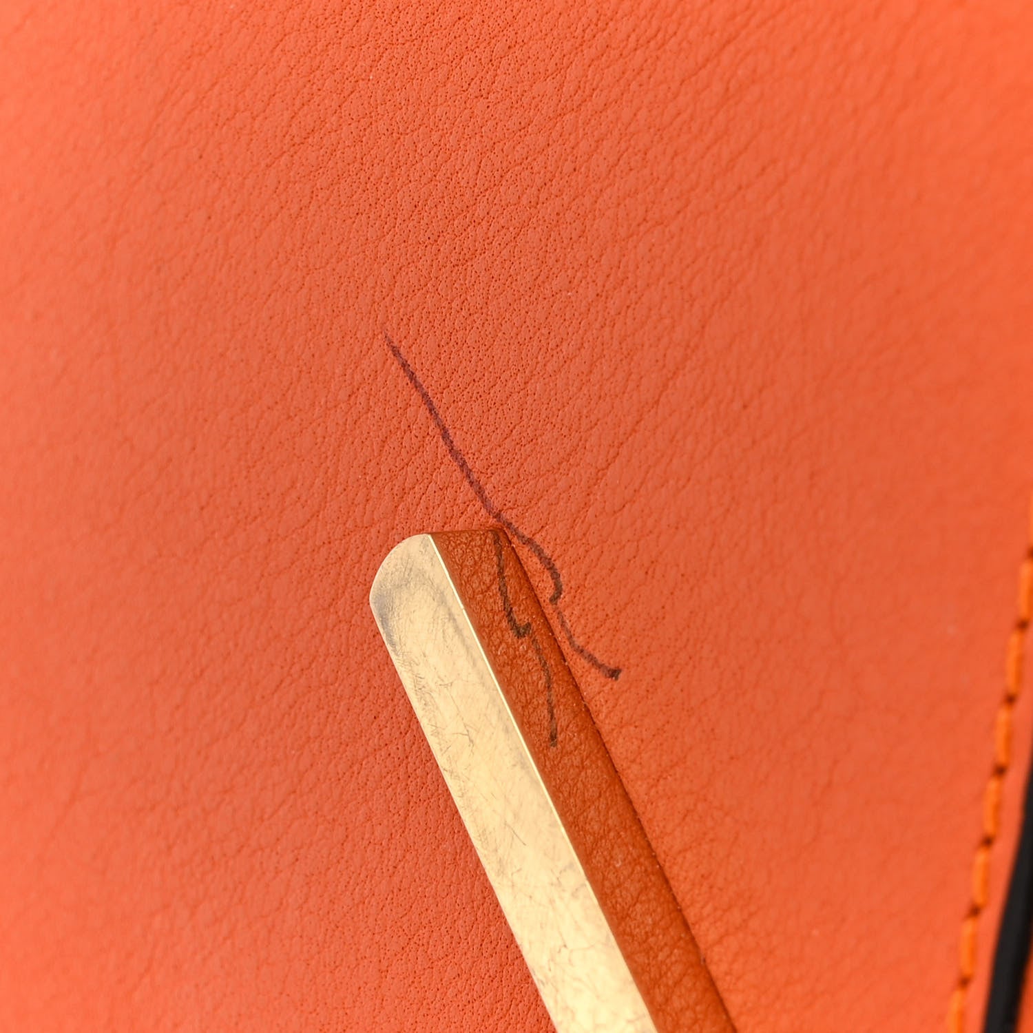 Loewe Calfskin Medium Puzzle Bag Orange Multi 18 of 19