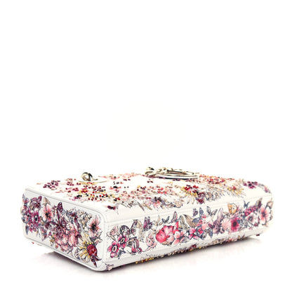 Christian Dior Calfskin Embroidered Butterfly Printed Lady D-Joy Multicolor 4 of 13