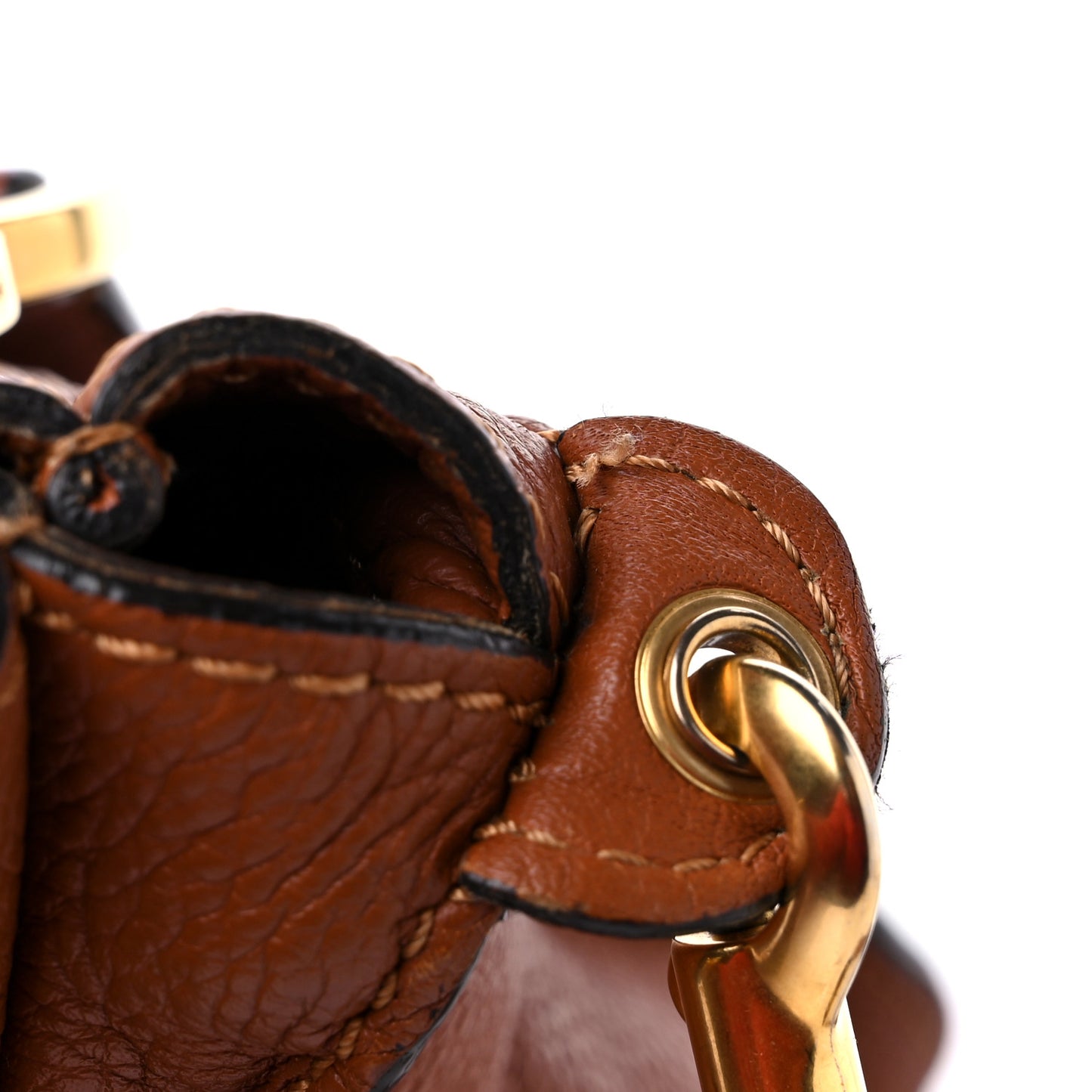 Calfskin Medium Marcie Satchel Tan