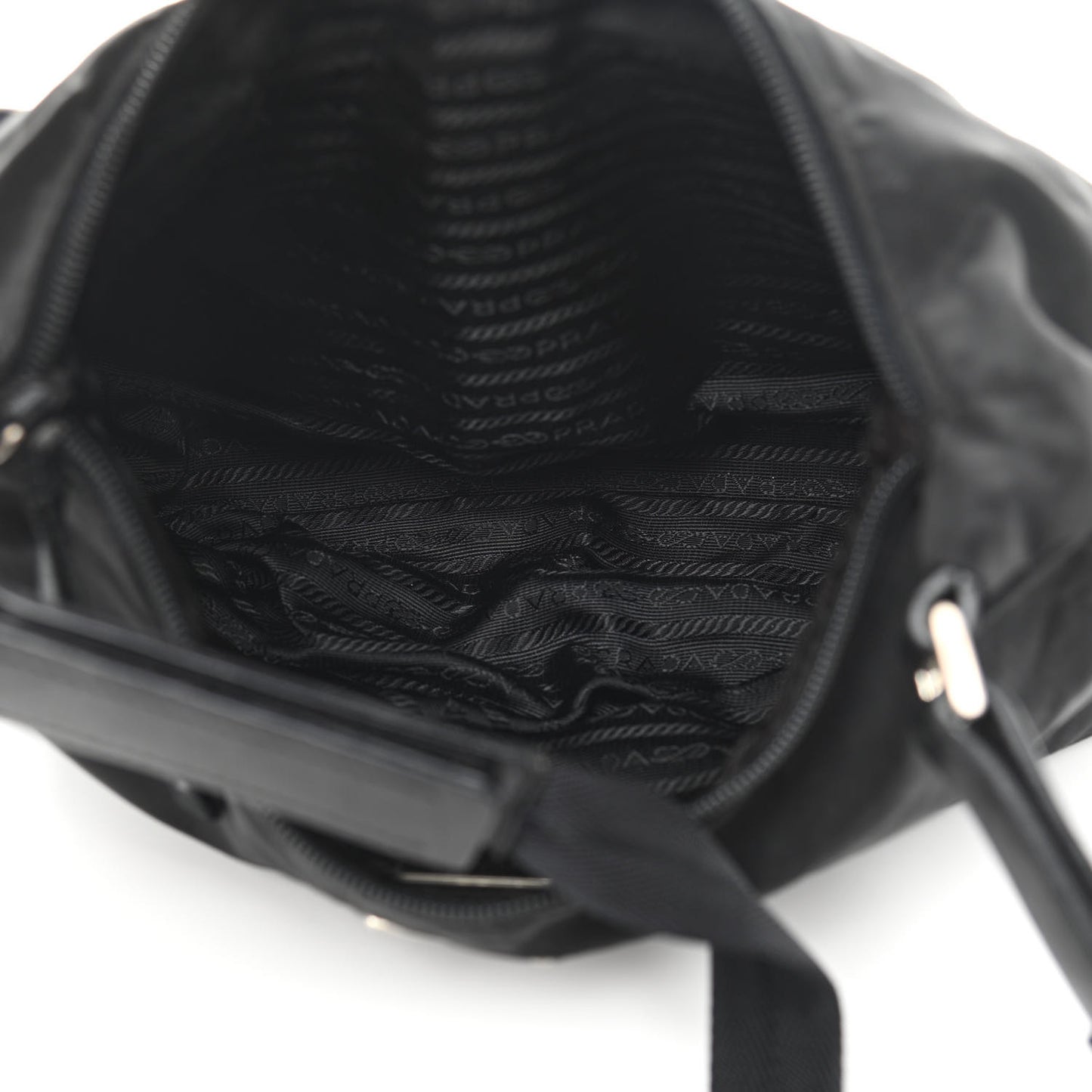 Tessuto Nylon Shoulder Bag Black
