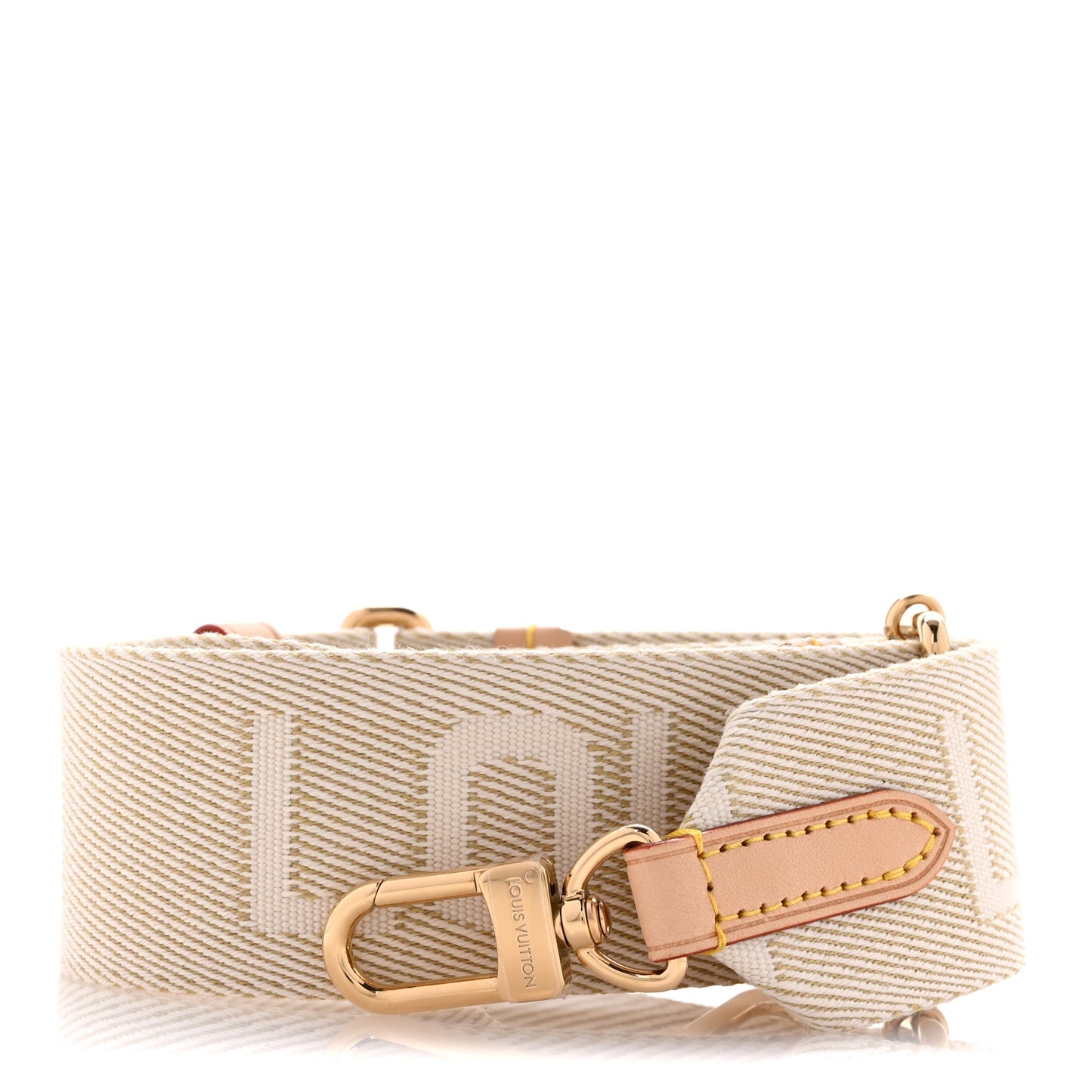 Nylon Coussin Shoulder Strap Beige