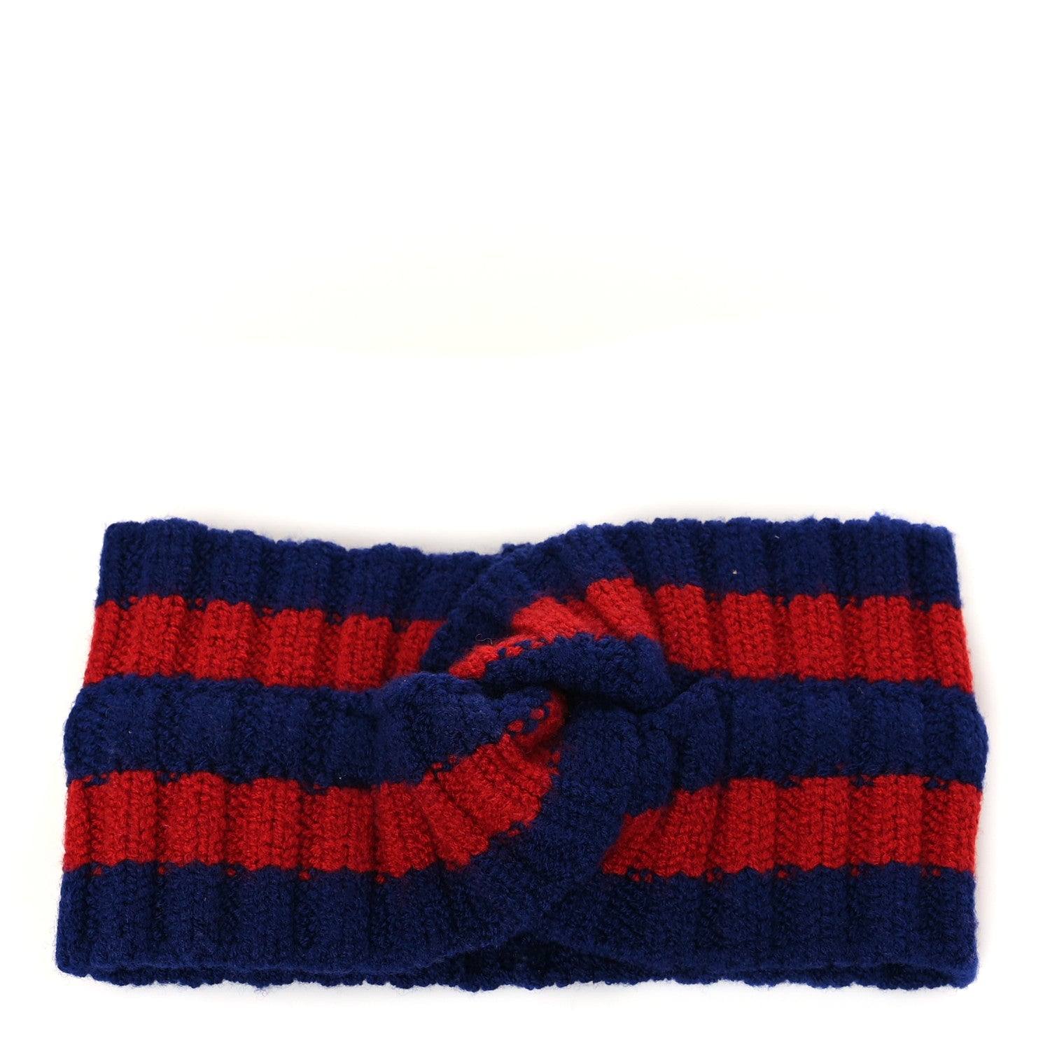 Gucci Wool Web Headband M Blue Red 1 of 4