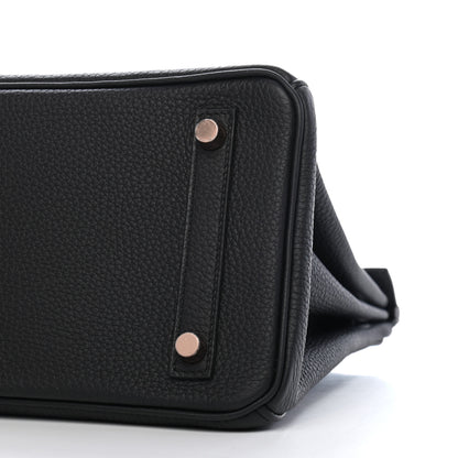 Hermes Togo Birkin 25 Black 9 of 9
