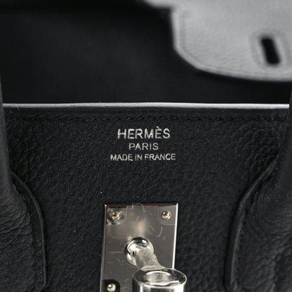 Hermes Togo Birkin 25 Black 6 of 9