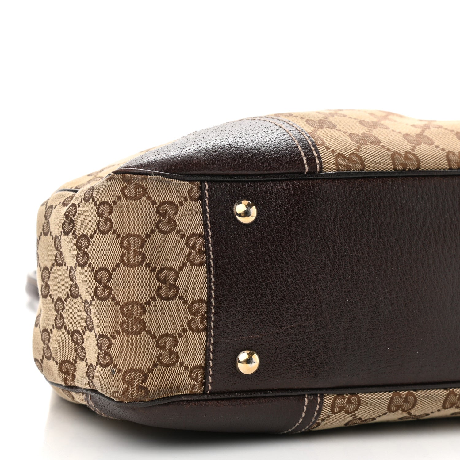 Gucci Monogram Medium Princy Tote Dark Brown 9 of 14