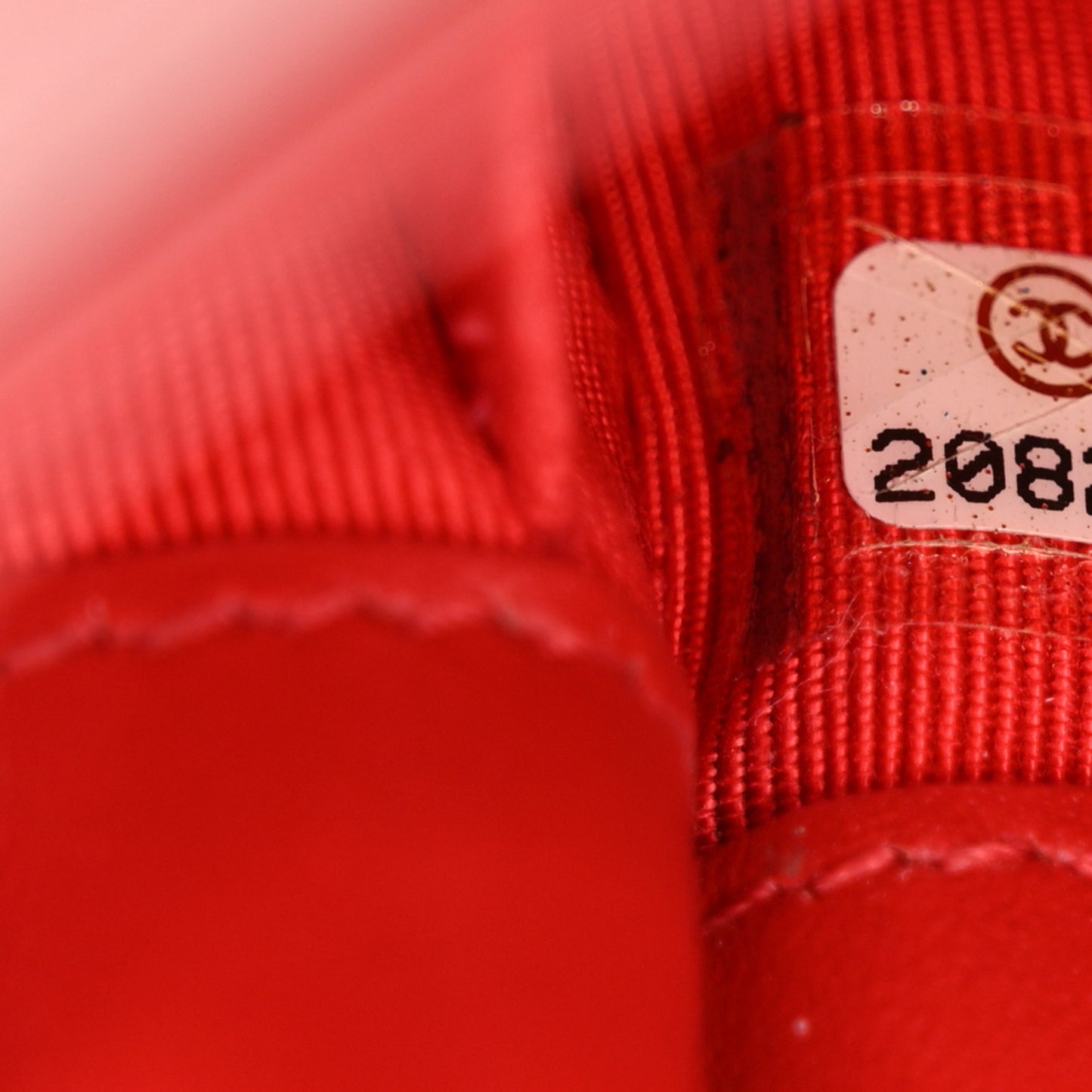 Patent Crossbody CC Phone Holder Red