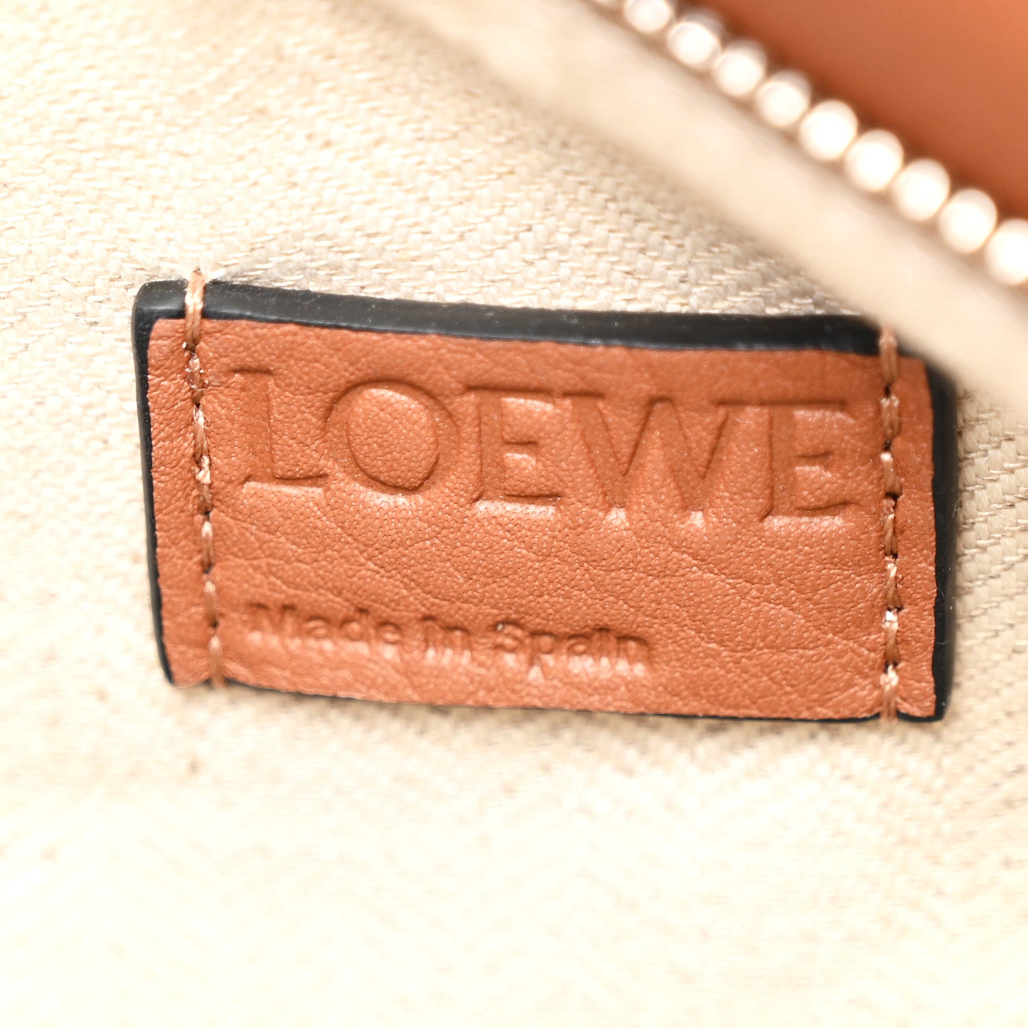 Loewe Calfskin Small Puzzle Edge Bag Tan 6 of 10