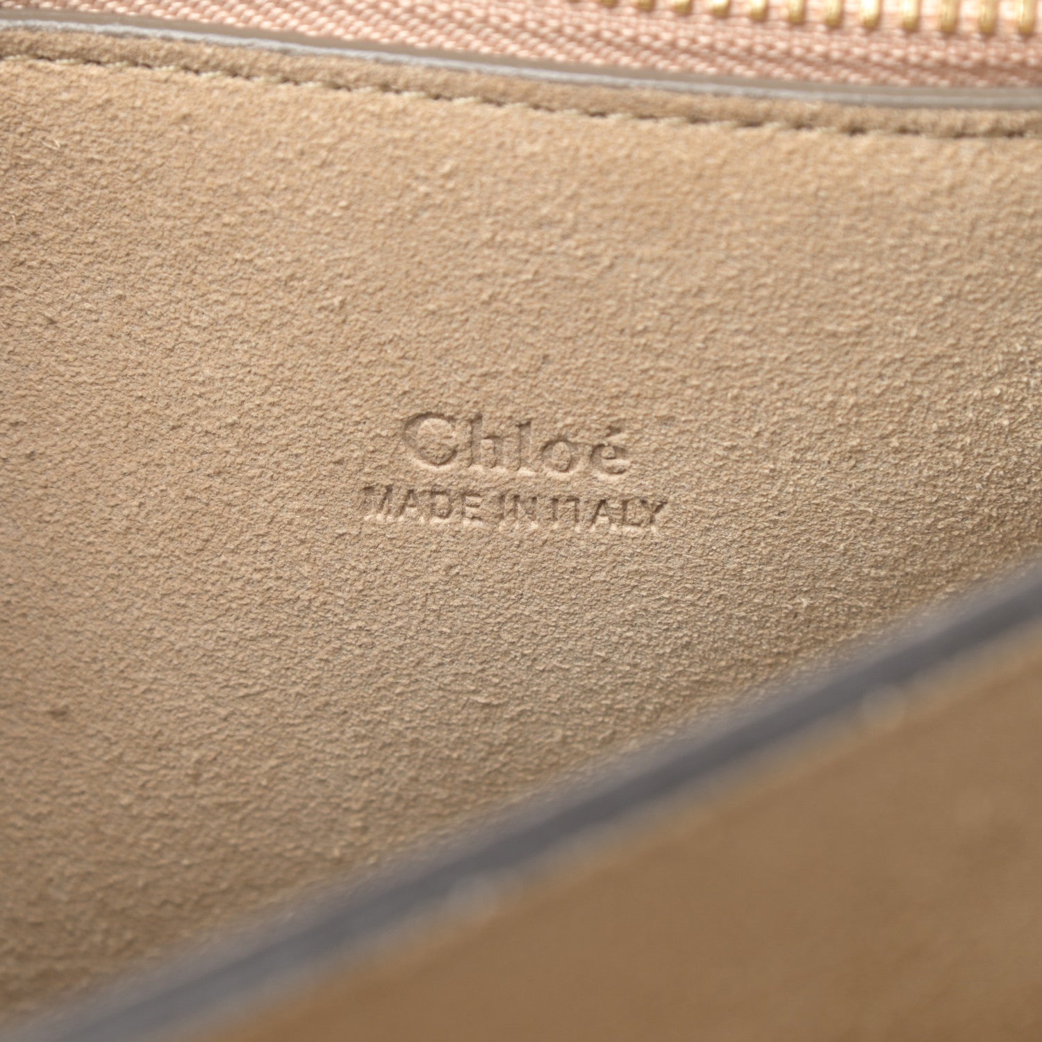 Chloe Suede Calfskin Medium Faye Shoulder Bag Tobacco 6 of 14