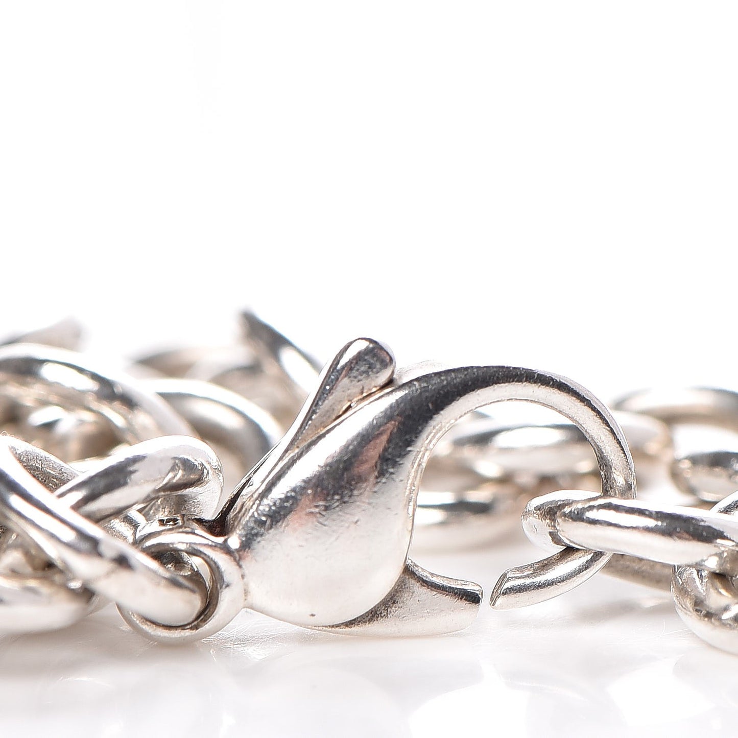 Sterling Silver Notes Round Tag Charm Bracelet