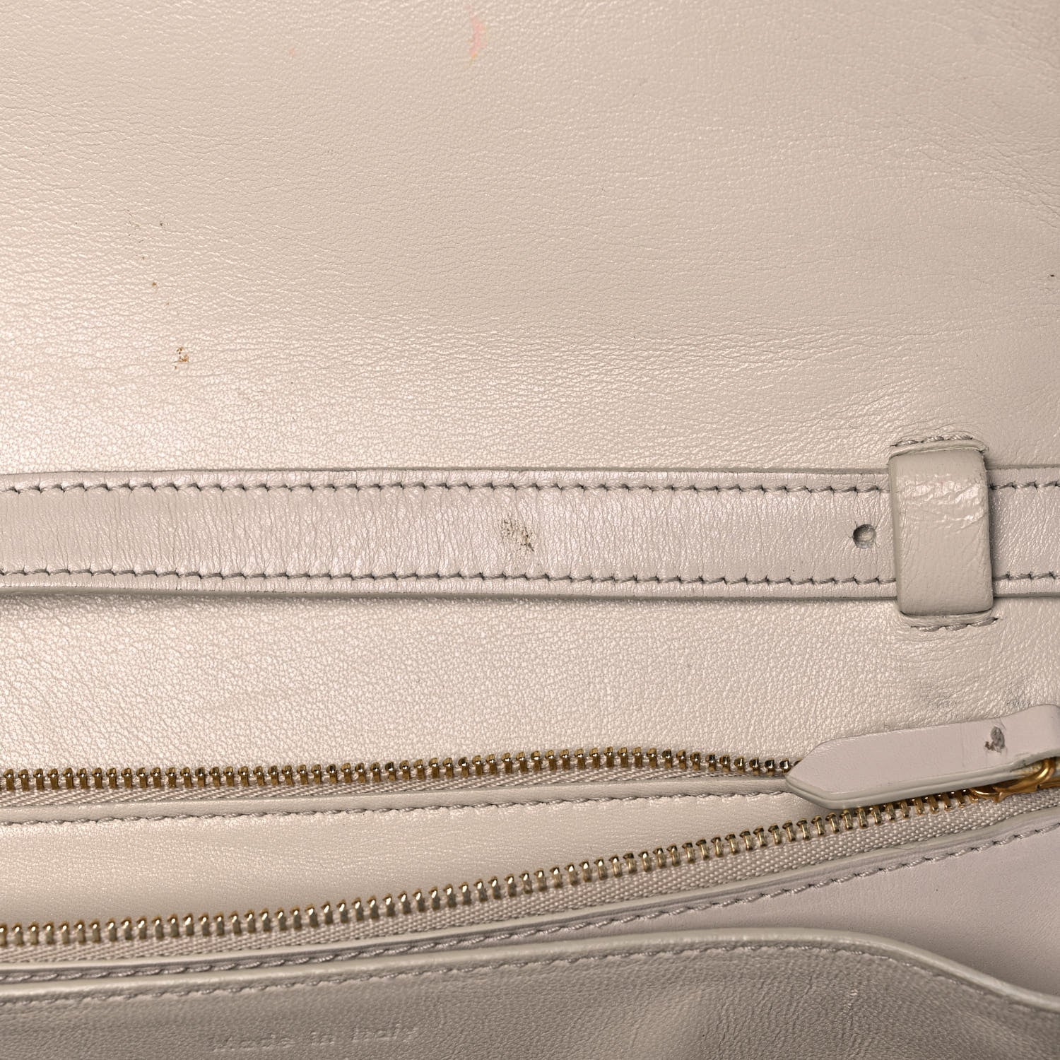 Celine Calfskin Medium Classic Box Flap Bag Clay 13 of 14