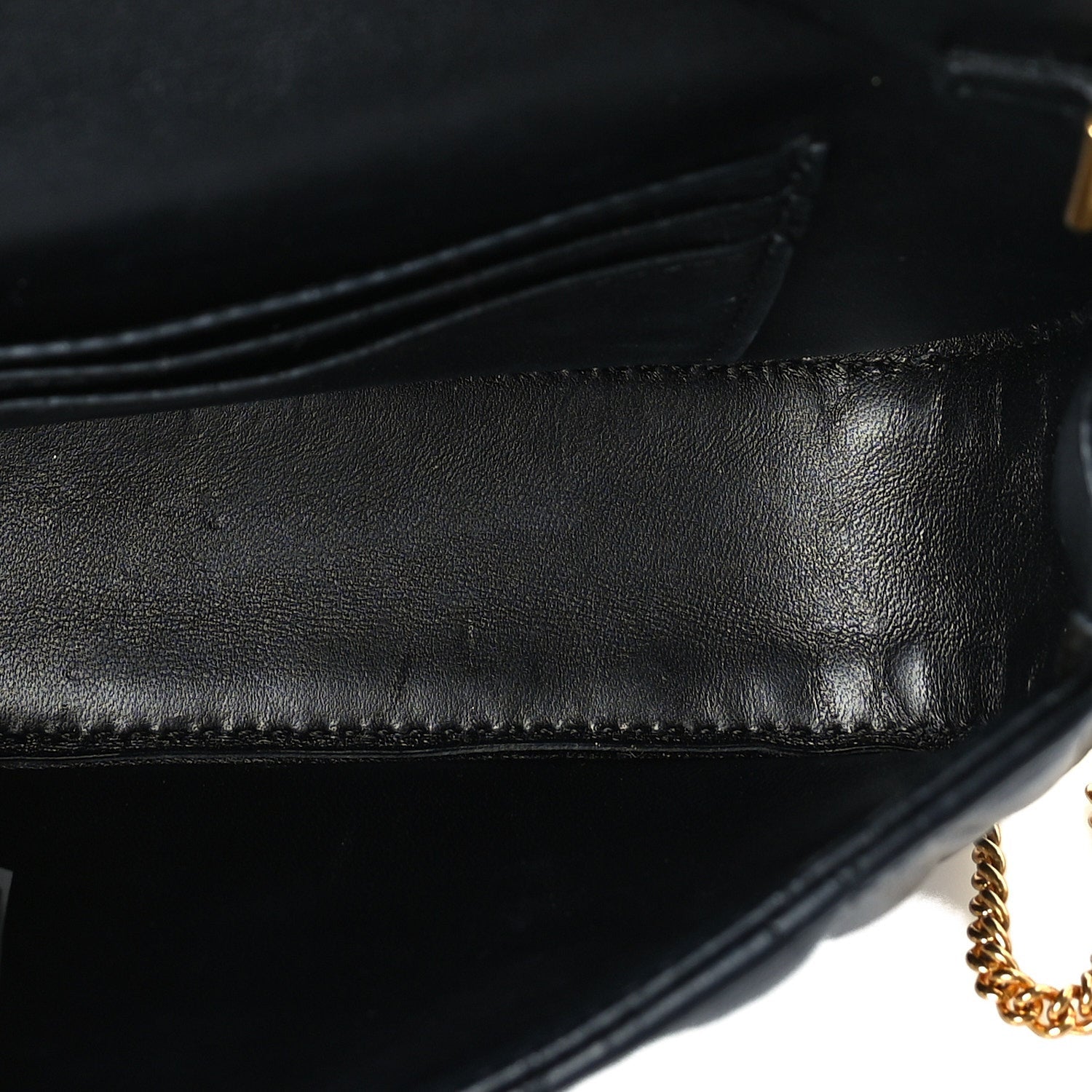 Versace Nappa Quilted Virtus Evening Bag Black 4 of 8