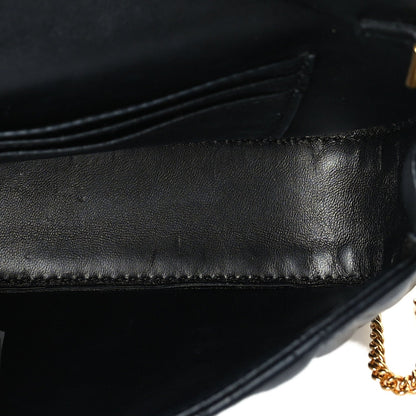 Versace Nappa Quilted Virtus Evening Bag Black 4 of 8