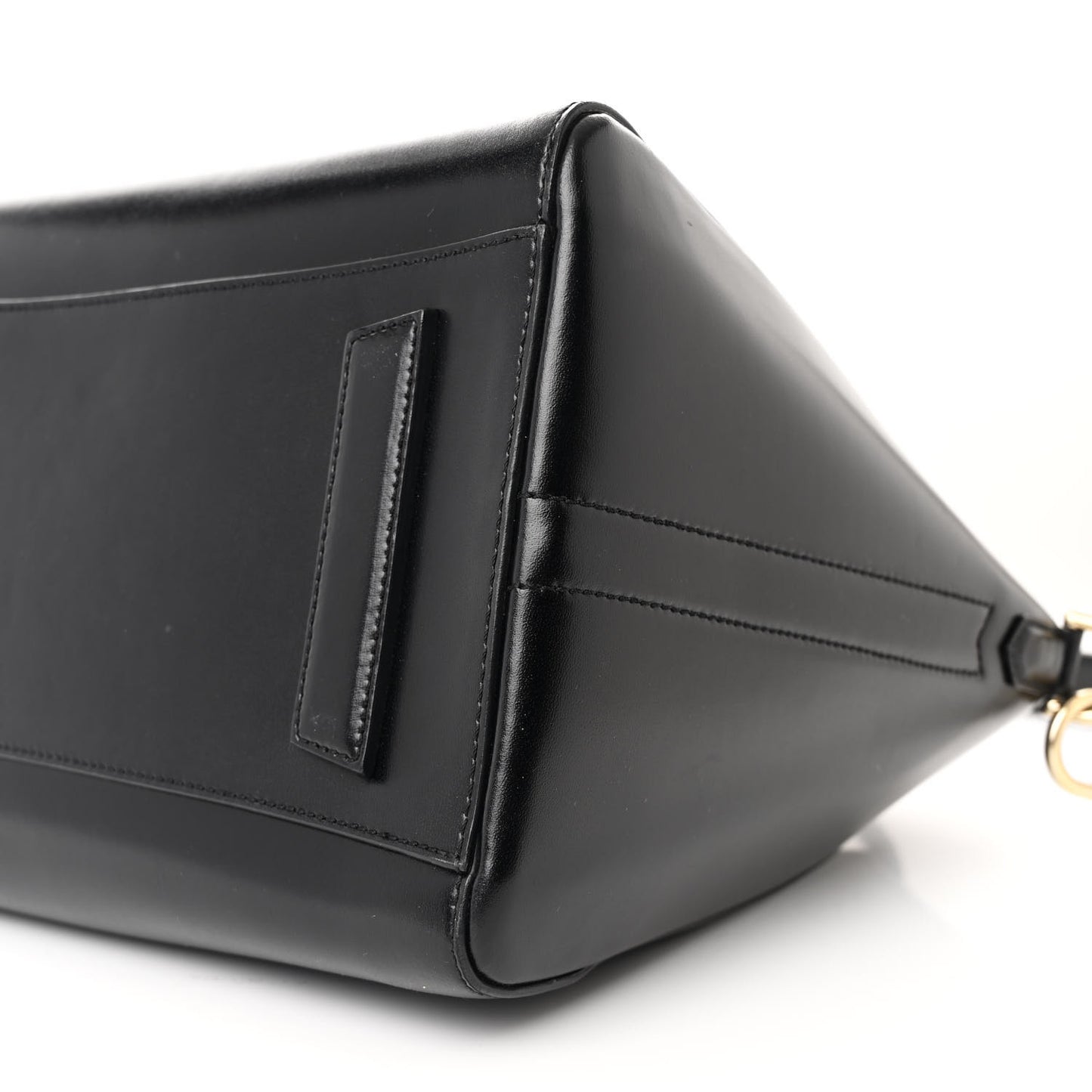 Shiny Lord Calfskin Medium Antigona Black