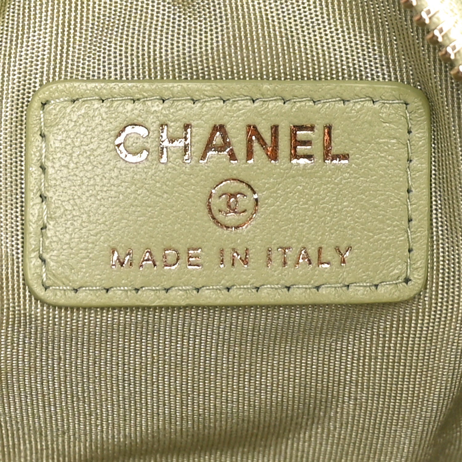 Chanel Lambskin Quilted Coin Purse Belt Bag Green 6 of 7
