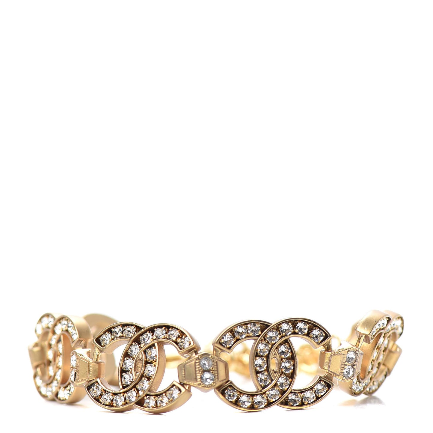 Crystal CC Bracelet Gold