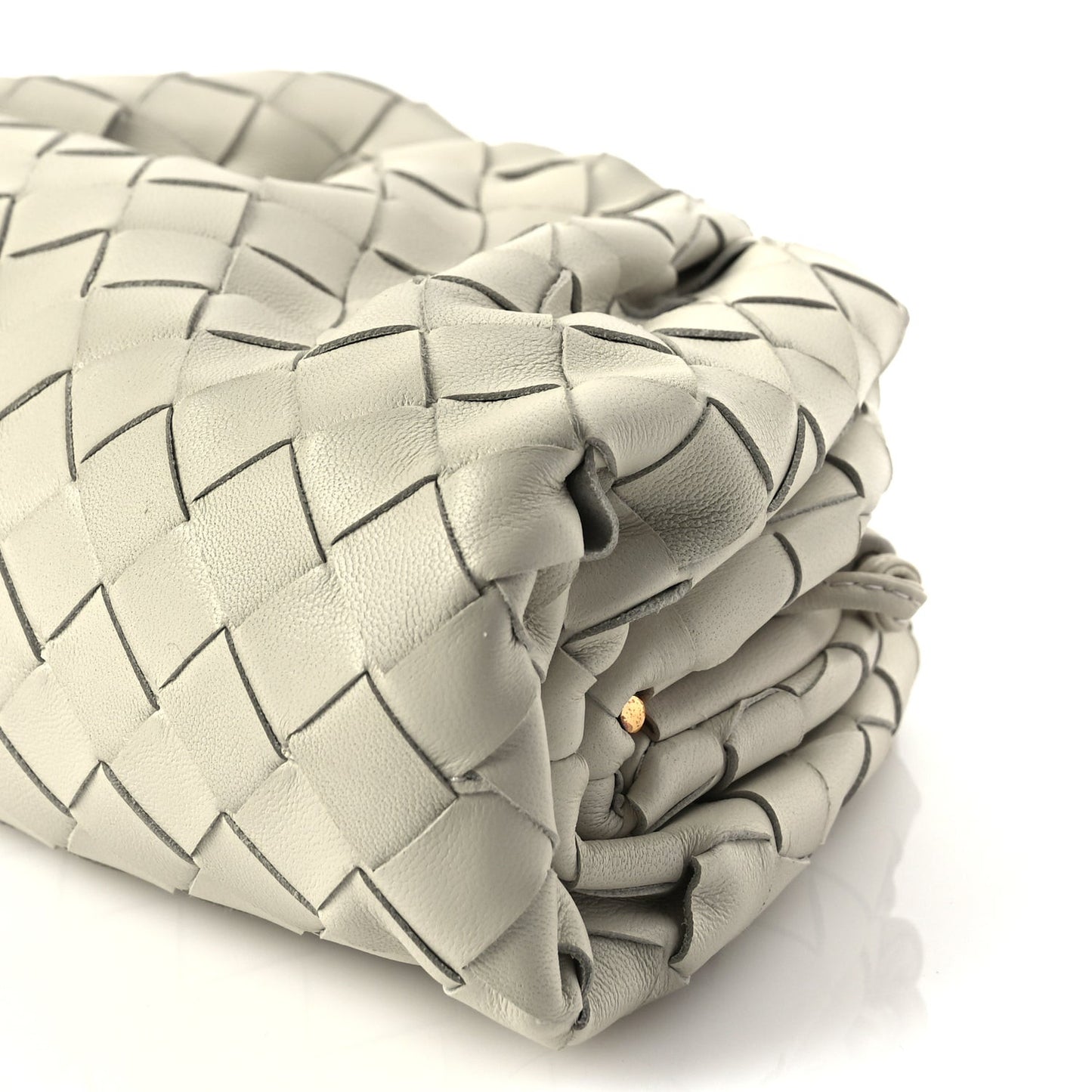 Nappa Intrecciato The Mini Pouch Chalk