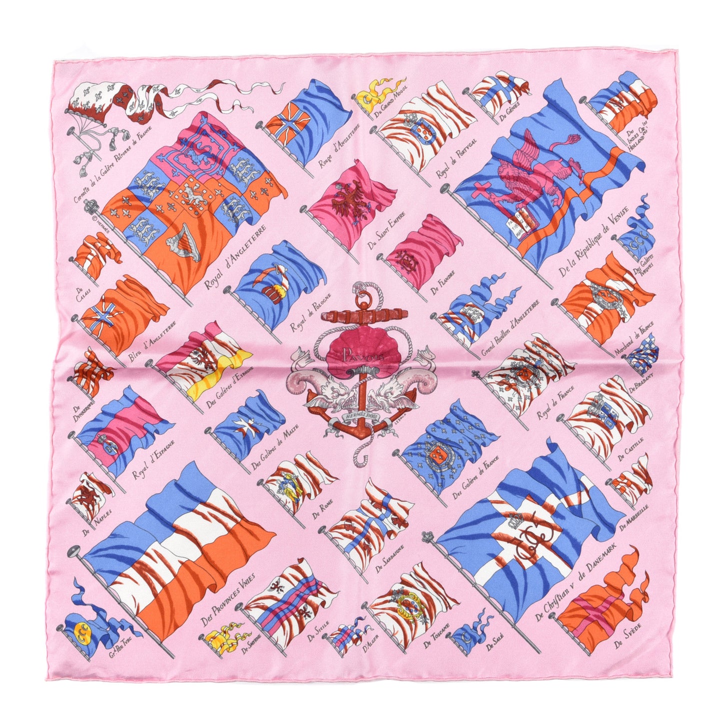 Silk Pavois Scarf 90