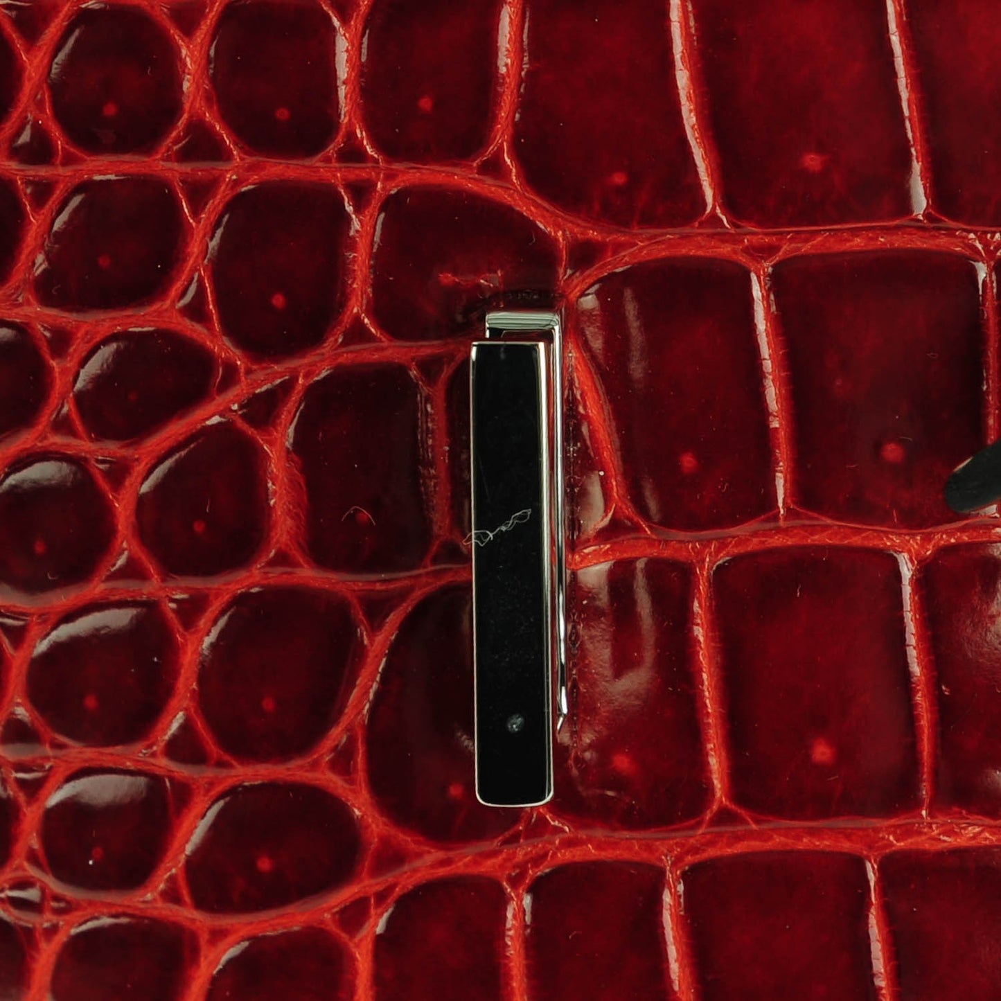 Shiny Porosus Crocodile Birkin 35 Rouge H