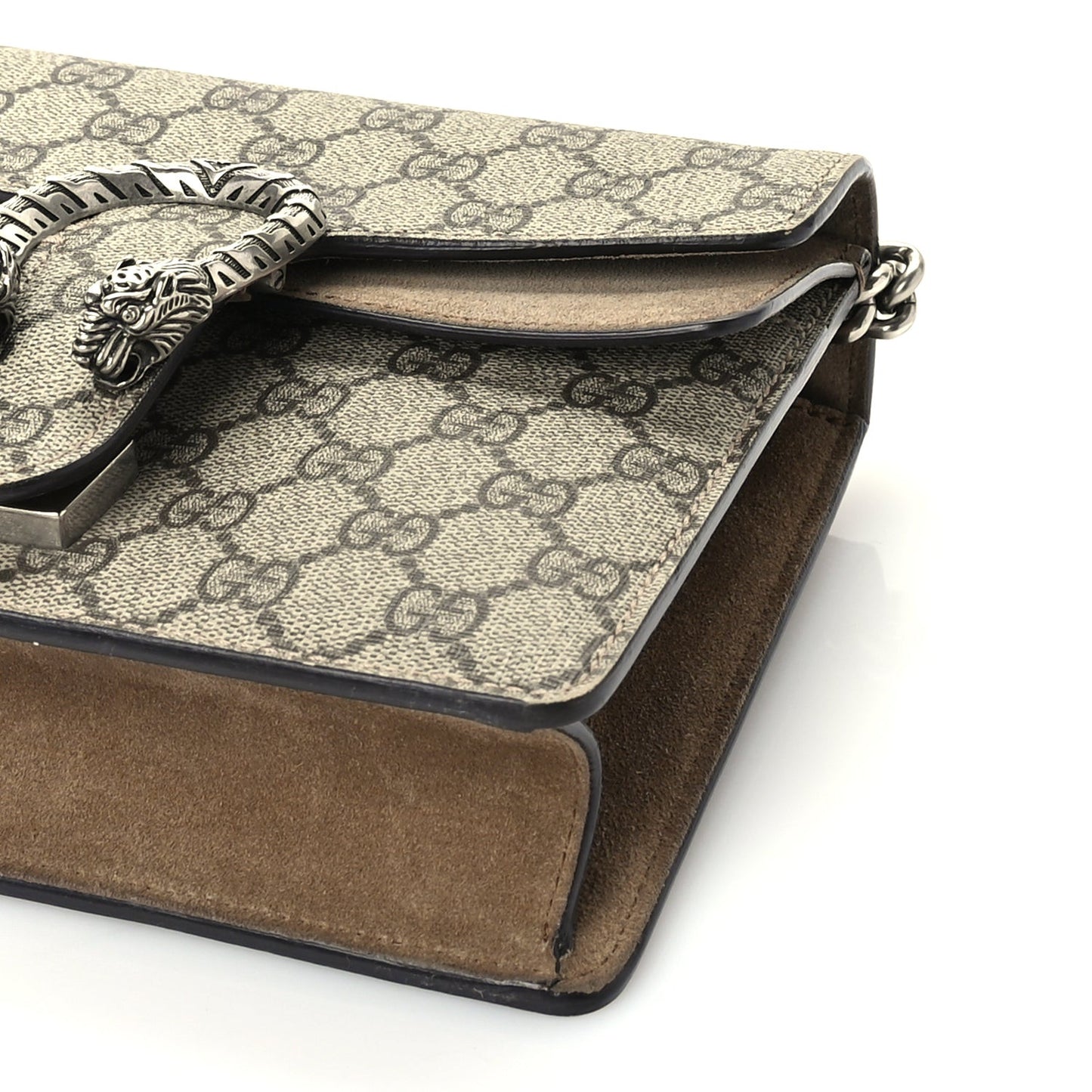 GG Supreme Monogram Mini Dionysus Shoulder Bag  Taupe